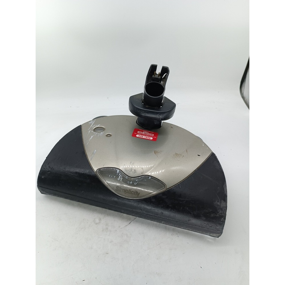 Simplicity SPB-225 Canister Vacuum Motorized Power Brush Head Silver Black